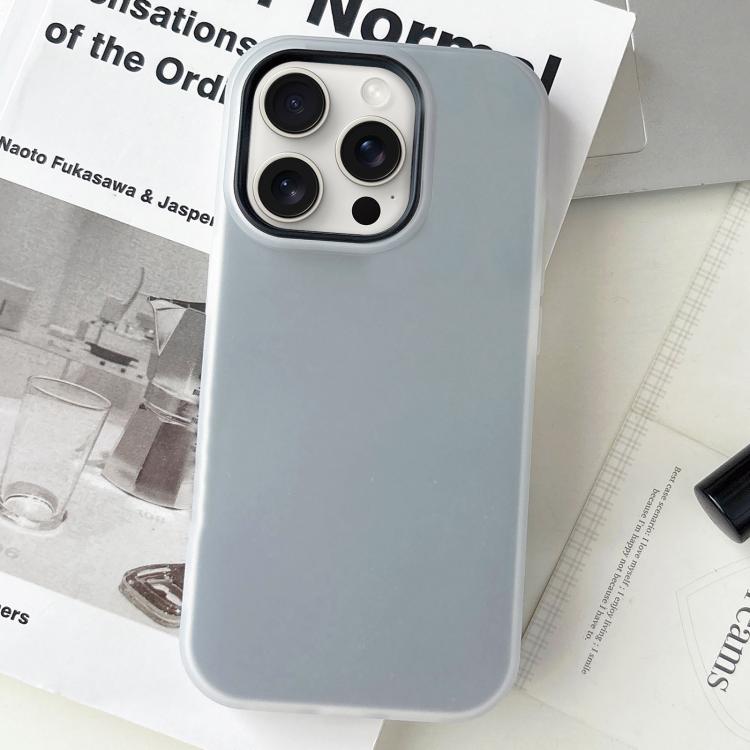Custodia per telefono ibrida in PC e TPU con finitura opaca color gelatina, For iPhone 15 Pro Max, For iPhone 15 Pro