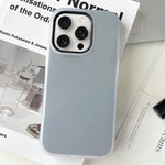 Custodia per telefono ibrida in PC e TPU con finitura opaca color gelatina, For iPhone 15 Pro Max, For iPhone 15 Pro