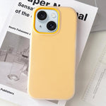 Custodia per telefono ibrida in PC e TPU con finitura opaca color gelatina, For iPhone 15 Plus, For iPhone 15