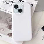 Custodia per telefono ibrida in PC e TPU con finitura opaca color gelatina, For iPhone 15 Plus, For iPhone 15