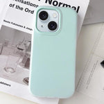 Custodia per telefono ibrida in PC e TPU con finitura opaca color gelatina, For iPhone 15 Plus, For iPhone 15