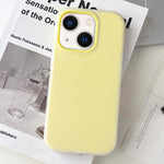 Custodia per telefono ibrida in PC e TPU con finitura opaca color gelatina, For iPhone 14 Plus, For iPhone 14