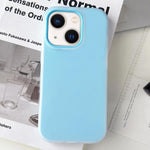 Custodia per telefono ibrida in PC e TPU con finitura opaca color gelatina, For iPhone 14 Plus, For iPhone 14