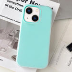 Custodia per telefono ibrida in PC e TPU con finitura opaca color gelatina, For iPhone 14 Plus, For iPhone 14