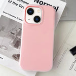 Custodia per telefono ibrida in PC e TPU con finitura opaca color gelatina, For iPhone 14 Plus, For iPhone 14