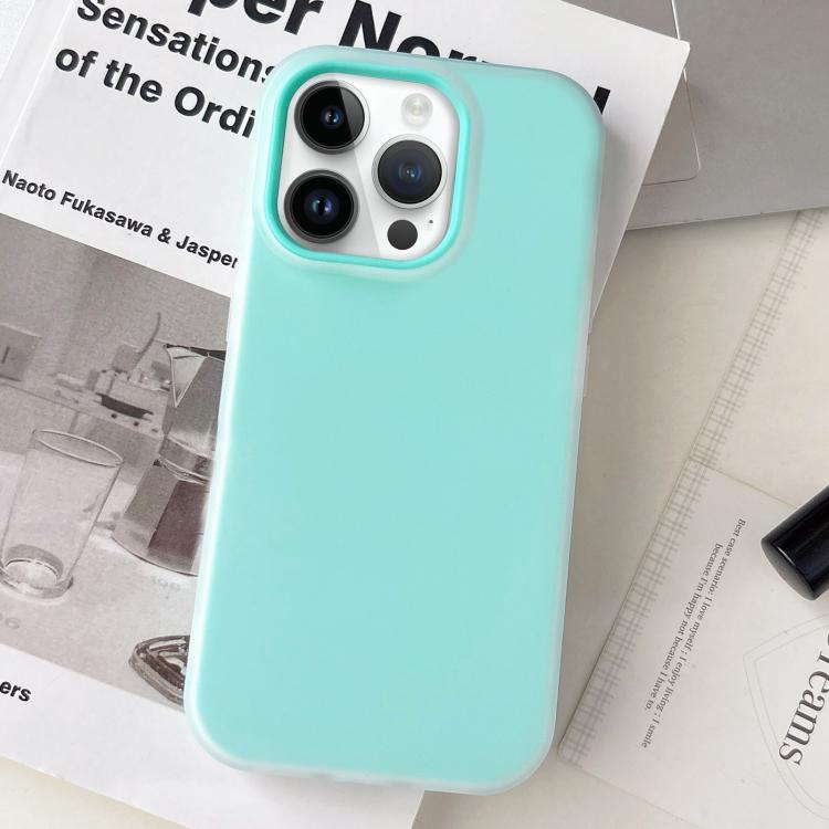 Custodia per telefono ibrida in PC e TPU con finitura opaca color gelatina, For iPhone 13 Pro Max, For iPhone 13 Pro