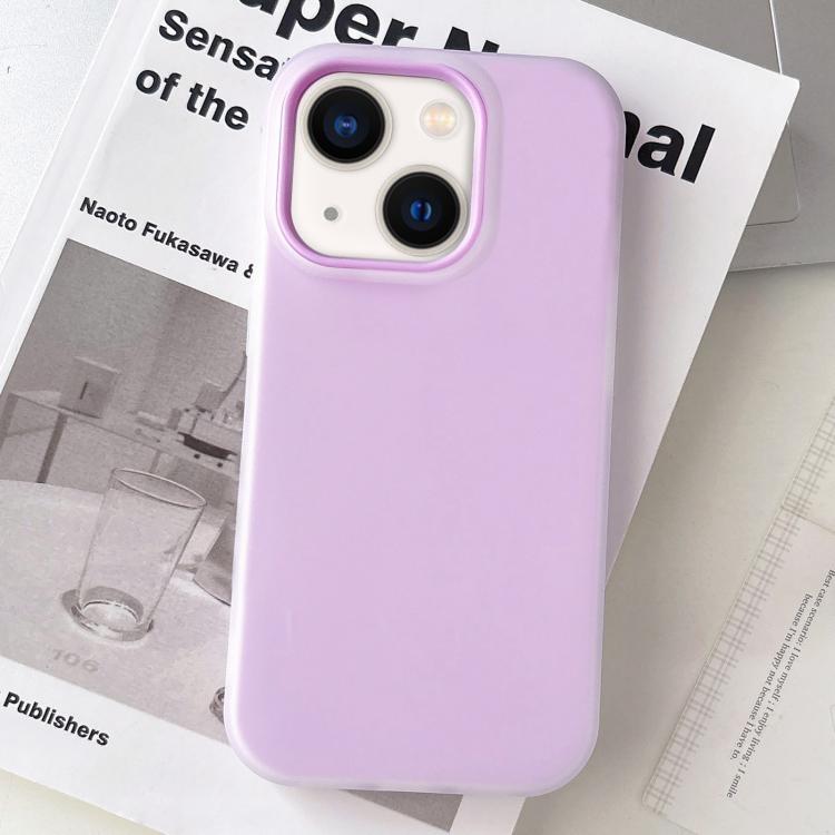Custodia per telefono ibrida in PC e TPU con finitura opaca color gelatina, For iPhone 13, For iPhone 12