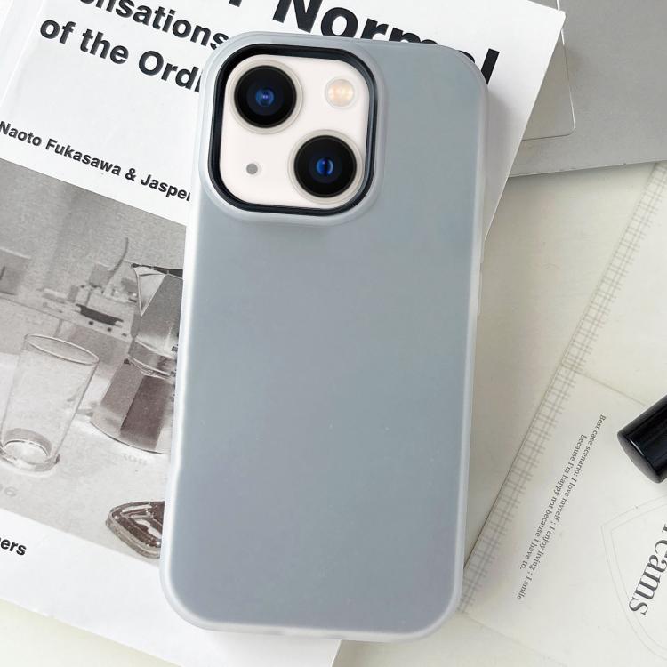 Custodia per telefono ibrida in PC e TPU con finitura opaca color gelatina, For iPhone 13, For iPhone 12