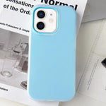 Custodia per telefono ibrida in PC e TPU con finitura opaca color gelatina, For iPhone 13, For iPhone 12