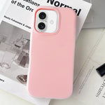Custodia per telefono ibrida in PC e TPU con finitura opaca color gelatina, For iPhone 16 Plus, For iPhone 16