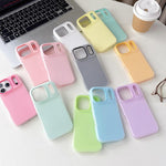 Custodia per telefono ibrida in PC e TPU con finitura opaca color gelatina, For iPhone 15 Pro Max, For iPhone 15 Pro