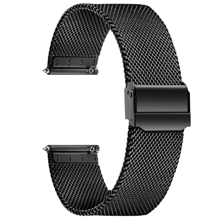 Cinturino per orologio in acciaio inossidabile con fibbia milanese., 18mm, 19mm, 20mm, 21mm