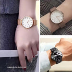 Cinturino per orologio in acciaio inossidabile con fibbia milanese., 22mm, 24mm