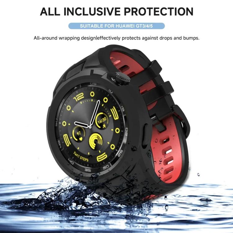Cinturino per orologio xDfind Sport integrato in TPU, For Huawei Watch GT 5 / 4 / 3 46mm, For Huawei Watch GT 5 / 4 / 3 41mm