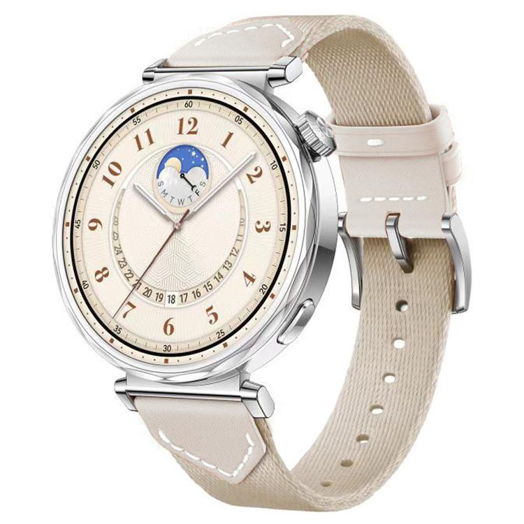 Cinturino per orologio xDfind in pelle intrecciata ibrida, For Huawei Watch GT 5 / 4 / 3 41mm