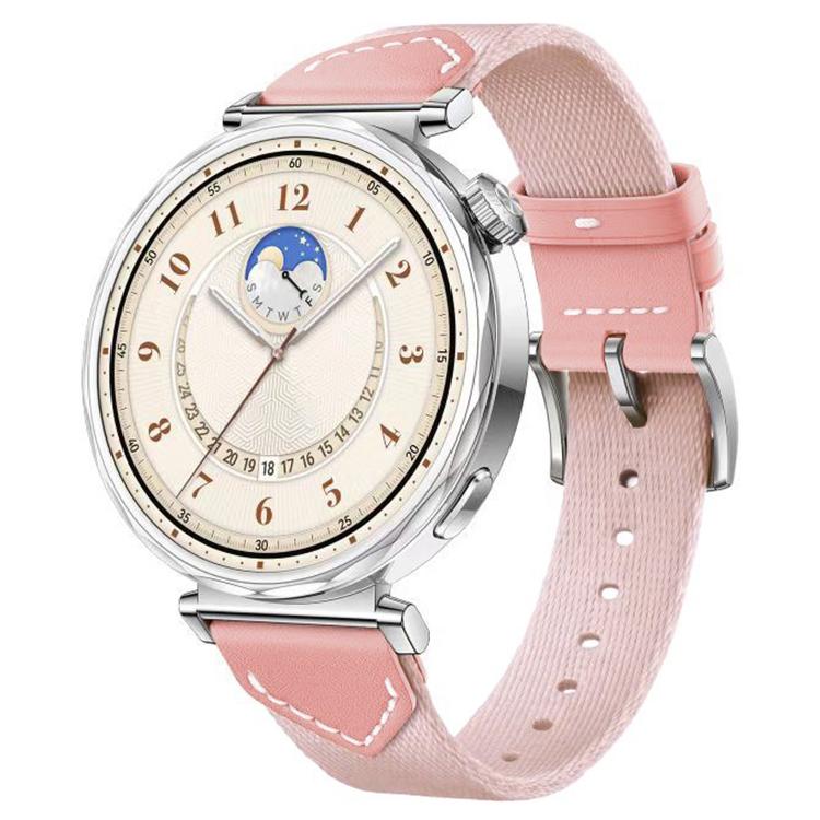 Cinturino per orologio xDfind in pelle intrecciata ibrida, For Huawei Watch GT 5 / 4 / 3 41mm