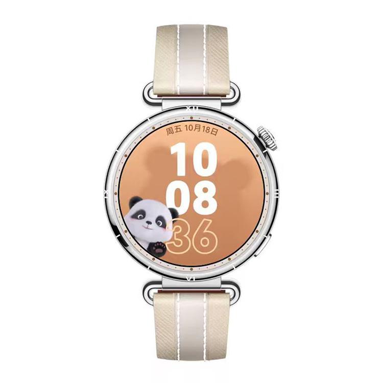 Cinturino per orologio xDfind in vera pelle con inserti, For Huawei Watch GT 6 41mm