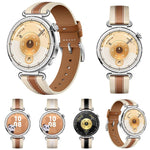 Cinturino per orologio xDfind in vera pelle con inserti, For Huawei Watch GT 6 41mm