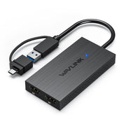 WAVLINK WL-UG6902H USB-A and USB-C / Type-C to Dual HDMI 4K 60Hz Display Adapter, WL-UG6902H