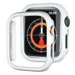 xDfind PC Frosted Hollow Half Cover per orologio, For Apple Watch Series 11 46mm / 10 46mm, For Apple Watch Series 11 42mm / 10 42mm