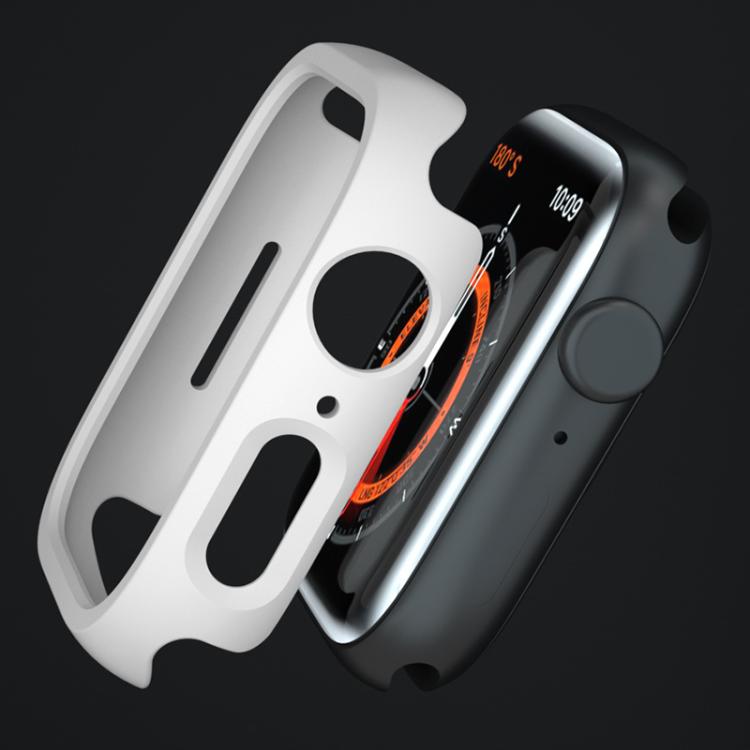 xDfind PC Frosted Hollow Half Cover per orologio, For Apple Watch Series 11 46mm / 10 46mm, For Apple Watch Series 11 42mm / 10 42mm