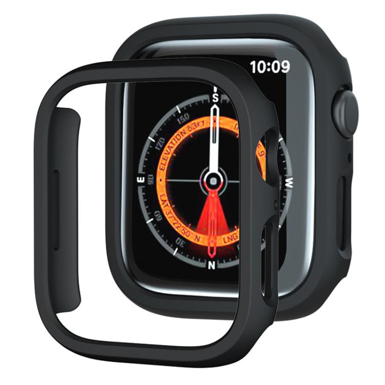 xDfind PC Frosted Hollow Half Cover per orologio, For Apple Watch Series 11 46mm / 10 46mm, For Apple Watch Series 11 42mm / 10 42mm