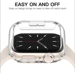 xDfind PC Frosted Hollow Half Cover per orologio, For Apple Watch Series 6 / 5 / 4 / SE 44mm, For Apple Watch Series 6 / 5 / 4 / SE 40mm