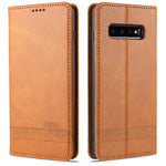 Custodia portafoglio in pelle per Galaxy S10 con slot carte