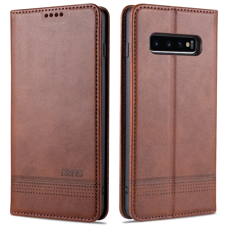 Custodia portafoglio in pelle con slot carte per Galaxy S10+