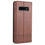 Custodia portafoglio in pelle per Samsung Galaxy S10+