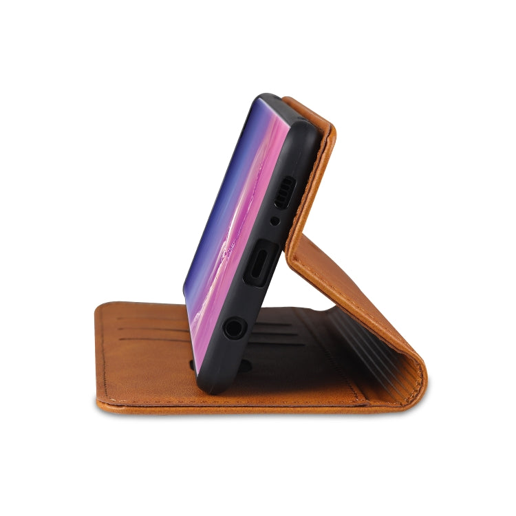 AZNS Custodia in pelle a vibrazione orizzontale con struttura in vitello magnetico con slot per carte, supporto e portafoglio, For Samsung Galaxy S10+, For Samsung Galaxy S20 FE, For Huawei Honor X10 Max