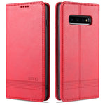 Custodia portafoglio in pelle per Samsung Galaxy S10+