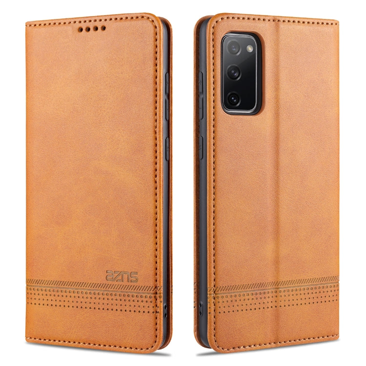 AZNS Custodia in pelle a vibrazione orizzontale con struttura in vitello magnetico con slot per carte, supporto e portafoglio, For Samsung Galaxy S10+, For Samsung Galaxy S20 FE, For Huawei Honor X10 Max