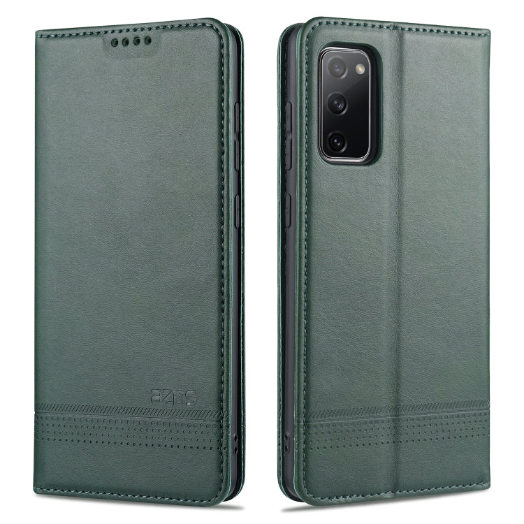 AZNS Custodia in pelle a vibrazione orizzontale con struttura in vitello magnetico con slot per carte, supporto e portafoglio, For Samsung Galaxy S10+, For Samsung Galaxy S20 FE, For Huawei Honor X10 Max