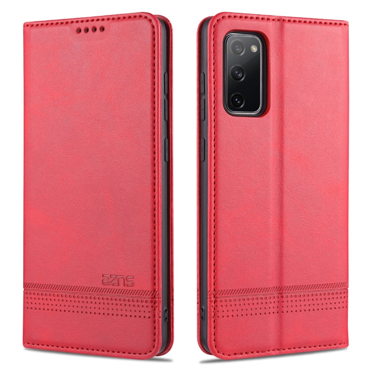 AZNS Custodia in pelle a vibrazione orizzontale con struttura in vitello magnetico con slot per carte, supporto e portafoglio, For Samsung Galaxy S10+, For Samsung Galaxy S20 FE, For Huawei Honor X10 Max