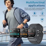 LC31 Smartwatch sportivo per attività all'aperto con schermo TFT Full Touch da 1,75 pollici, Bluetooth, chiamate e torcia.