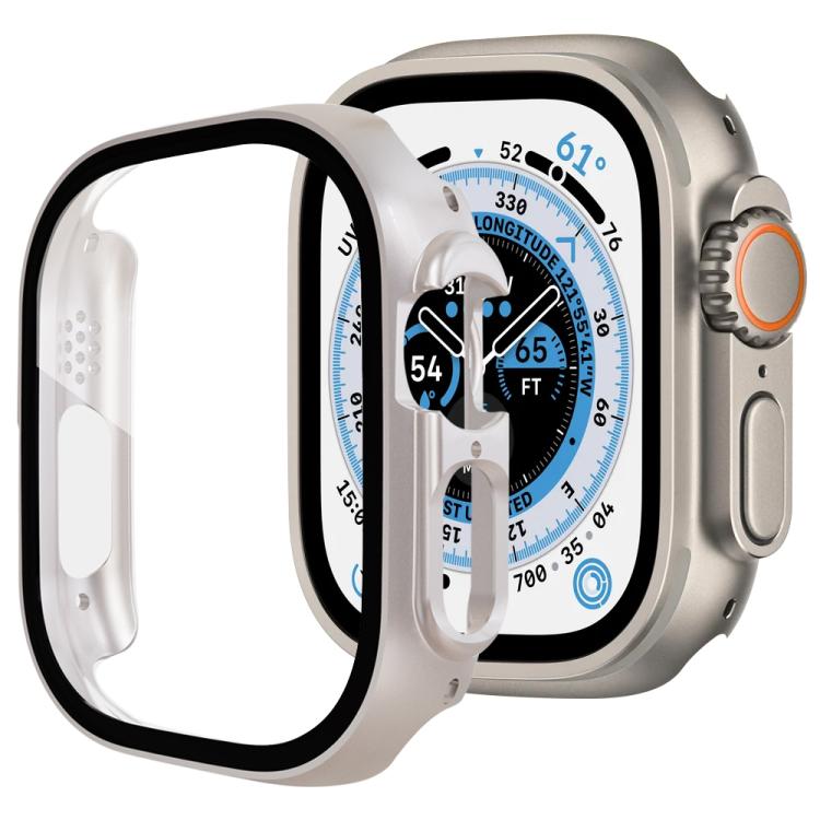 Cover per orologio con pellicola in vetro temperato integrata xDfind per PC, For Apple Watch Series 9 / 8 / 7 41mm, For Apple Watch Series 3 / 2 / 1 38mm