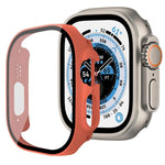 Cover per orologio con pellicola in vetro temperato integrata xDfind per PC, For Apple Watch Series 9 / 8 / 7 41mm, For Apple Watch Series 3 / 2 / 1 38mm