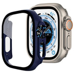 Cover per orologio con pellicola in vetro temperato integrata xDfind per PC, For Apple Watch Series 9 / 8 / 7 41mm, For Apple Watch Series 3 / 2 / 1 38mm