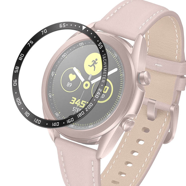 Anello con castone in acciaio per orologio intelligente, versione E, For Samsung Galaxy Watch 3 41mm, For Samsung Galaxy Watch 3 45mm