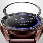Anello con castone in acciaio per orologio intelligente, versione E, For Samsung Galaxy Watch 3 41mm, For Samsung Galaxy Watch 3 45mm