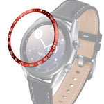 Anello con castone in acciaio per orologio intelligente, versione E, For Samsung Galaxy Watch 3 41mm, For Samsung Galaxy Watch 3 45mm
