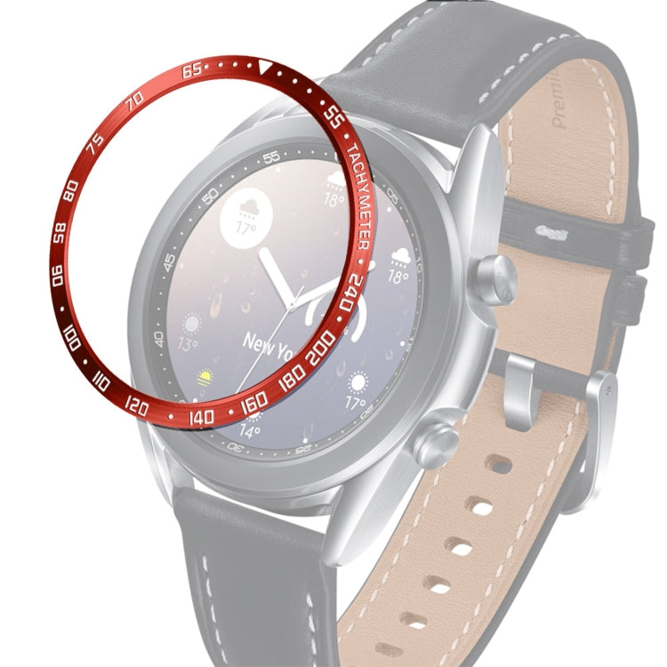 Anello con castone in acciaio per orologio intelligente, versione E, For Samsung Galaxy Watch 3 41mm, For Samsung Galaxy Watch 3 45mm