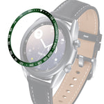 Anello con castone in acciaio per orologio intelligente, versione E, For Samsung Galaxy Watch 3 41mm, For Samsung Galaxy Watch 3 45mm