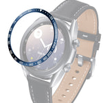 Anello con castone in acciaio per orologio intelligente, versione E, For Samsung Galaxy Watch 3 41mm, For Samsung Galaxy Watch 3 45mm