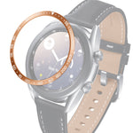 Anello con castone in acciaio per orologio intelligente, versione E, For Samsung Galaxy Watch 3 41mm, For Samsung Galaxy Watch 3 45mm