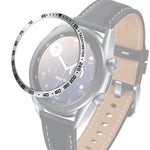 Anello con castone in acciaio per orologio intelligente, versione E, For Samsung Galaxy Watch 3 41mm, For Samsung Galaxy Watch 3 45mm