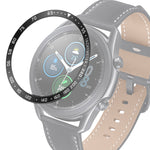 Anello con castone in acciaio per orologio intelligente, versione E, For Samsung Galaxy Watch 3 41mm, For Samsung Galaxy Watch 3 45mm