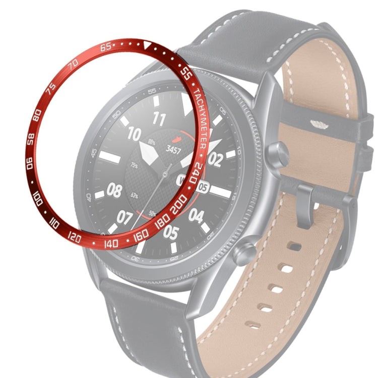 Anello con castone in acciaio per orologio intelligente, versione E, For Samsung Galaxy Watch 3 41mm, For Samsung Galaxy Watch 3 45mm
