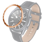 Anello con castone in acciaio per orologio intelligente, versione E, For Samsung Galaxy Watch 3 41mm, For Samsung Galaxy Watch 3 45mm